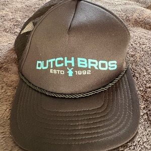 Dutch Bros Black Hat with Blue Logo